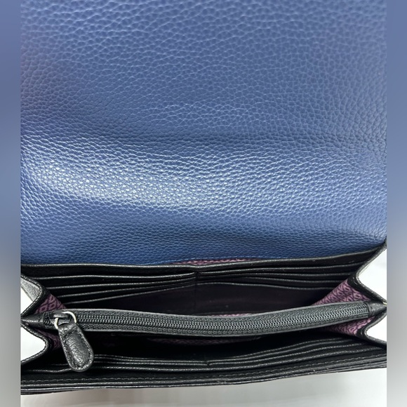 Brighton Noir Jardin Rockmore Convertible Wallet Clutch Crossbody Handbag, EUC. - Picture 6 of 6